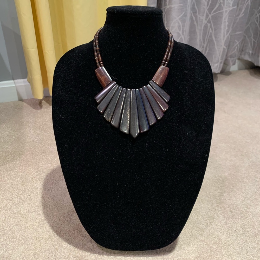 Wooden necklace